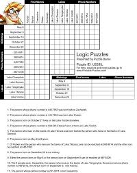 Solve this extremely easy logic puzzle to get used with this kind of puzzle. Printable Logic Puzzles Carisoprodolpharm For Free Printable Logic Puzzles24045 Logic Puzzles Logic Puzzles