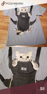 Funny Cat In Carrier T Shirt Weight Shirts Funny Cats Shirts