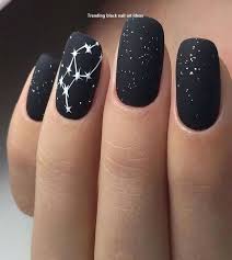 20 Simple Black Nail Art Design Ideas Naildesigns Nailartideas Black Nails With Glitter Black Nail Designs Nail Designs