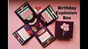 With this handmade gift box you can prove to your loved ones that you care about them & you are willing to create special gifts and not just buy them. Birthday Explosion Box Diy Explosion Box How To Make Youtube