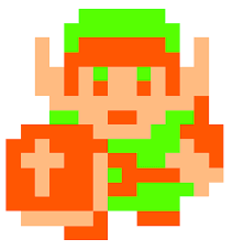 8 Bit Link By Themagicalcrumpet D67tmj5 Png 419 430 Pixels Pixel Art Templates 8 Bit Pixel Art