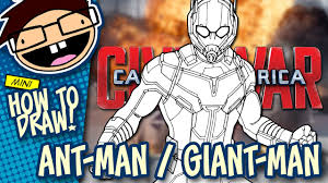 Some of the colouring page names are ant man coloring superhero ant man coloring superhero coloring, people coloring tags people coloring books outstanding ant man coloring image, ant man mask 17 antman activities antmanevent kathy king, learn how to draw ant man face marvel comics step by step drawing tutorials, coloriage ant man super. How To Draw Ant Man Giant Man Captain America Civil War Narrated Easy Step By Step Tutorial Youtube