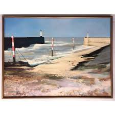 Ce tableau mural bord de mer changera le salon ou toute autre pièce que vous aurez choisi. Tres Beau Tableau Bord De Mer Jacques Ciry 1914 1982 Peinture Marine Phare Tableaux Marine