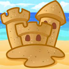 Hand drawing children building sand castle illustration. How To Draw A Sandcastle Step By Step Drawing Guide By Dawn Dragoart Com