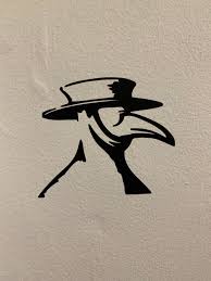 Excited To Share This Item From My Etsy Shop Plague Doctor Head Vinyl Decal Cardecal Decal Dark Goth Plaguedo Plague Doctor Doctor Tattoo Doctor Drawing