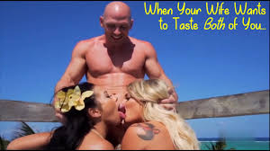FMM Morgan Lee, Kissa Sins and Johnny Sins: When Your Wife Wants to Taste  Both of You - Porn GIF