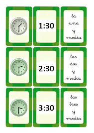 Ahi Os Dejo Unas Tarjetas Para Aprender Las Horas En Punto E Y Media Espero Que Os Sean U Aprender La Hora Tiempo Para Ensenar Matematicas Primero De Primaria