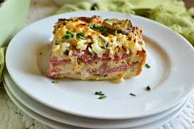 Here's an easy and tasty casserole to use leftover st. Overnight Reuben Strata Way Better Than A Sandwich Imo This Is How I Cook