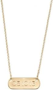 Jessie James Decker Eric Instagram Pic June 2016 Stella And Dot Engraved Bar Necklace Jessie James Decker