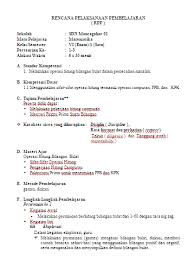 Keberhasilan Guru Dalam Menyampaiakn Materi Pembelajaran Tidak Luput Dari Perencanaan Yang Telah Dis Matematika Kelas 5 Matematika Kelas 4 Rencana Pembelajaran