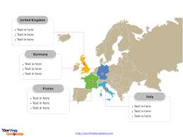 World european union usa / canada yapms is a tool for creating and sharing political maps. Europe Map Free Templates Free Powerpoint Template