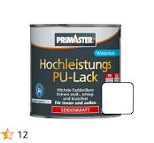 Primaster Hochleistungs PU-Lack 375ml 2in1 Weiß Seidenmatt ...