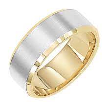 Platinum And Yellow Gold Wedding Bands Mens Wedding Rings Gold Yellow Gold Wedding Band Mens Wedding Rings