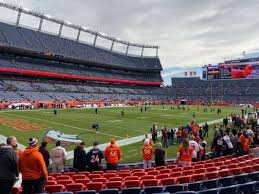 Empower Field At Mile High Stadium Section 110 Home Of