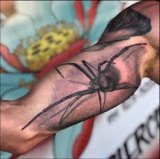 The spider inked on the neck highlights the owner's. Black Widow Tattoo Designs Ideas For Men And Women