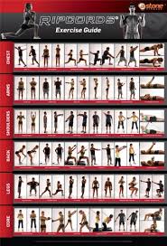 Check Out Ripcords Exercise Guide Poster Resistance Band