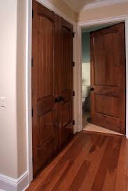 Solid Maple Sante Fe 8 Ft Interior Door And Double Closet Interior Door With 4 Solid Hickory Hardwood Doors Interior Door Design Interior Solid Interior Doors