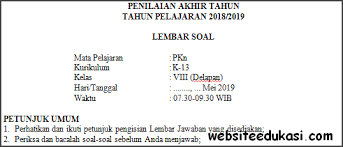 Download kunci jawaban dan soal soal uts pkn kelas 10 sma ma soal dan kunci jawaban pat prakarya smp kelas 8 kurikulum 2013 kunci jawaban mandiri english on target kelas 11 guru ilmu sosial buku pr pendidikan pancasila dan kewarganegaraan kelas vii yudhistira kelas 8 share. Soal Pat Ukk Pkn Kelas 8 Kurikulum 2013 Terbaru Siswasiana