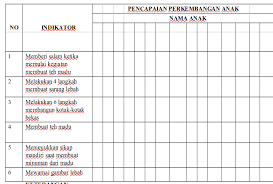 Maybe you would like to learn more about one of these? Contoh Format Penilaian Perkembangan Anak Paud Rpp Paud