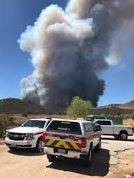 Valley news/shane gibson photo the chaparral fire burns near tenaja and cleveland forest roads where evacuation. Qjo7tpewqcfixm