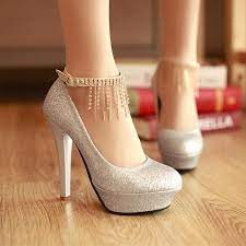 Inc women's zitah embellished pointed toe pumps, created for macy's. Women Rhinestones Silver Pumps With Ankle Strap Gold High Heels Shoes Lady Closed Toe Red Bridal Wedding Party Platform Sandals Shoes Heels Pumps Shoe Shippumps Black Aliexpress