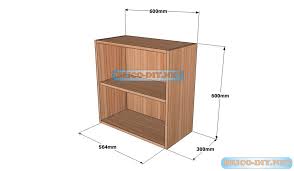 Como hacer alacena aérea de cocina. Mueble De Cocina Plano Alacena De Madera Cedro 60 Cm De Largo