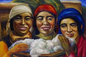 Девушки с хлопком