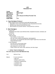 Format dan contoh lkpd kurikulum 2013 april 28, 2021 (updated: Lkpd Teks Prosedur Kelas Xi Pigura