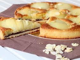 Tarte Aux Poires Sur Lit De Chocolat Au Thermomix Recette Tarte Aux Poires Poire Au Chocolat Tarte Chocolat Poire