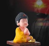 Amazon.com: CHBDJY Estatua de Buda Sakyamuni, linda figura ...
