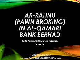 «pajak emas untuk peluang menang wang tunai dengan ar rahnu bank islam. Pdf Ar Rahnu Case Study Laila Azhan Ahmad Tajuddin Academia Edu