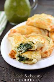 Flaky Pie Crust Filled With Fresh Spinach Garlic And Ricotta Cheese These Spinach And Cheese E In 2020 Cheese Empanadas Recipe Cheese Empanadas Vegetarian Empanadas