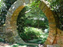 Stone Moon Gate Garten Design Plane Feng Shui Garten Gartensteine