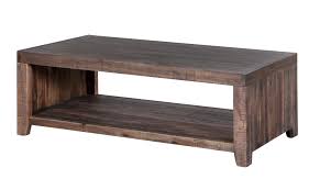What's more, the caster base lets the table wheel from place to place with ease. Belfort Select Caitlyn Rustic Rectangular Cocktail Table With One Shelf And Casters Belfort Furniture Cocktail Coffee Tables