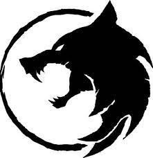 The Witcher Logo Svg File Witcher Png Shirt Sticker Witcher Tattoo Wolf Tattoo Design Wolf Artwork