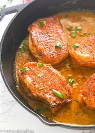 When butter is hot, lay in the chops without crowding, and let them fry very gently,. Pan Fried Boneless Pork Chops Immaculate Bites