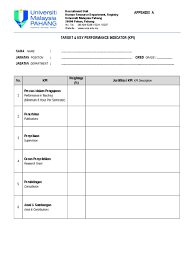 Selain itu gambar ini juga memiliki berbagai ukuran. Contoh Format Kpi Docx