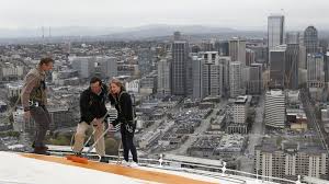 Less than a mile from seattle center, perched on queen anne hill, kerry park offers a stunning view of. Back To The Future Seattle S Space Needle Turns 50 Npr