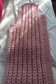 Yalanci Sac Orgusu Bayan Yelek Ornegi Yapimi 1 Baby Knitting Patterns Orgu Yelek