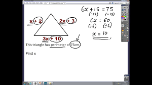 Determine if the solution set for the system of equations shown is the empty set, contains. Forming Solving Equations Mathscast Youtube