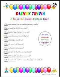 Challenge them to a trivia party! Disney Trivia Questions Printable Disney Facts Disney Trivia Questions Disney Movie Trivia