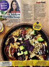Chicken Tortilla Soup Recipe Courtesy Of People Magazine Chicken Tortilla Soup Tortilla Soup Light Mexican Recipes