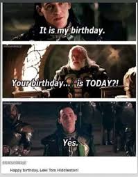 Happy Birthday Loki 17 December Happy Birthday Tom Tom Hiddleston Loki Marvel