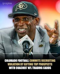 Colorado recently sent out the coolest recruiting letters in college  football. However, in doing so, the Buffaloes (probably) committed a  violation. They provided an item of value to a prospective player before