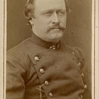 Porträtt av Wilhelm Gerhard de Geer, kapten vid Upplands regemente I 8.Se  även AMA.0007435 och AMA.0007421.