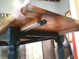 Enlarging the dining room table with the tabletop extender becomes simple. Dining Room Table Extension Design Youtube