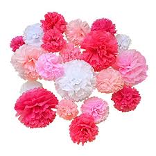 Maybe you would like to learn more about one of these? Tissue Flower Ball For Wedding Birthday Party And Baby Shower Decoration Premium Tissue Paper Pom Pom