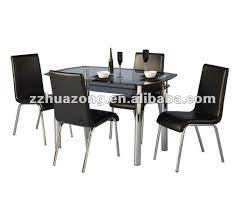 Find small dining tables perfect for smaller spaces and smaller families. 4 Seater Dining Set Black Glass Dining Table And Chrome Chairs Buy Square Glass Dining Table Black Lacquer Glass Dining Table Modern Oval Glass Dining Table And Chairs Product On Alibaba Com