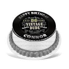 Walmart cake designs are amazing, and you can customize you can expect the cakes at the walmart bakery (whether they are walmart graduation cakes, walmart baby shower cakes, or birthday cakes for. 50th Birthday Cakes For Men Vintage Inspirations Botequim Tanahora Fashion