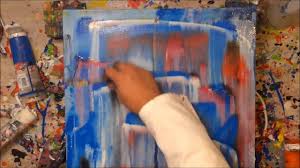 Kunst galerie von gemalten bildern mit abstrakter malerei und landschaften. Tutorial Abstrakte Kunst 8 Wir Malen Ein Bild Acryl Spachtel Technik Painting Demo Youtube